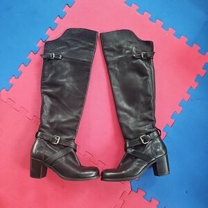 Frye Kelly Oxford Over The Knee High Boots Size 8B
